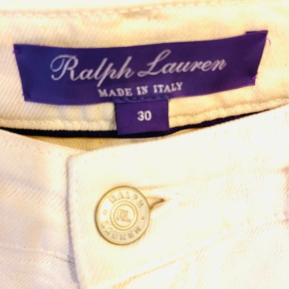 Rare Ralph Lauren Purple Label Cream Floral Print Pants $1690 - Picture 6 of 8